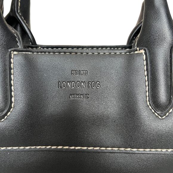 London fog Belmont satchel in black - Picture 3 of 10